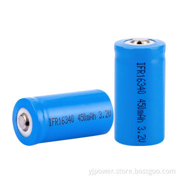 3.2V Cylindrical Li-ion Battery with 450mAh